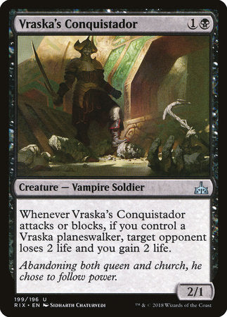 Vraska's Conquistador [Rivals of Ixalan] | Eastridge Sports Cards & Games