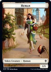 Human // Beast Double-sided Token [Challenger 2021 Tokens] | Eastridge Sports Cards & Games