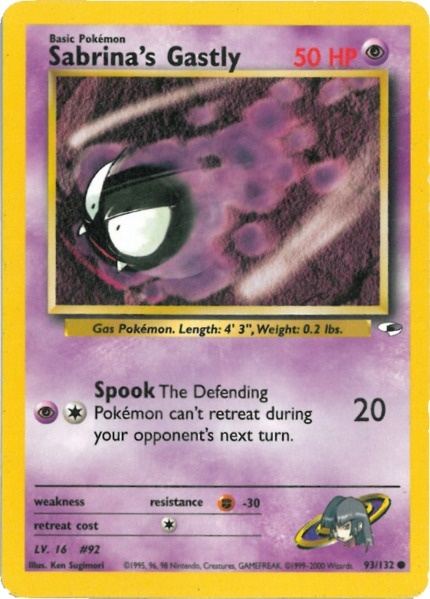 Sabrina's Gastly (93/132) [Gym Heroes Unlimited] | Eastridge Sports Cards & Games