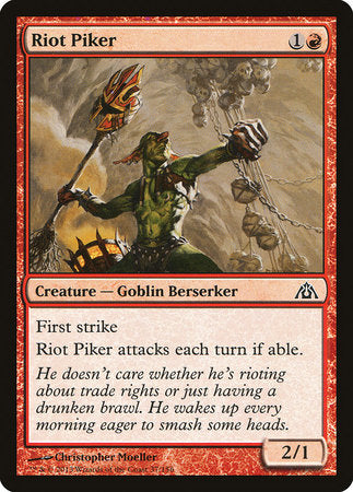 Riot Piker [Dragon's Maze] | Eastridge Sports Cards & Games