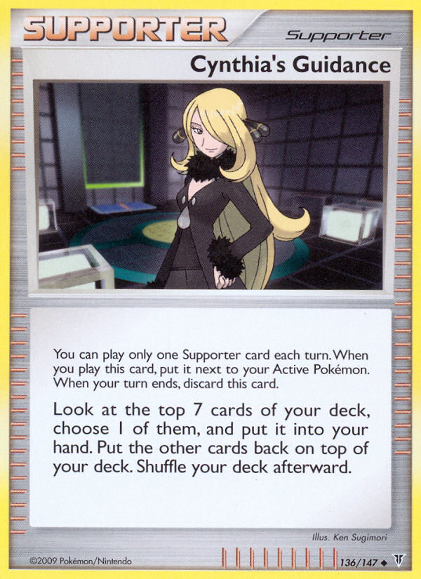 Cynthia's Guidance (136/147) [Platinum: Supreme Victors] | Eastridge Sports Cards & Games