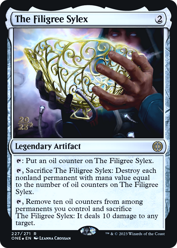 The Filigree Sylex [Phyrexia: All Will Be One Prerelease Promos] | Eastridge Sports Cards & Games