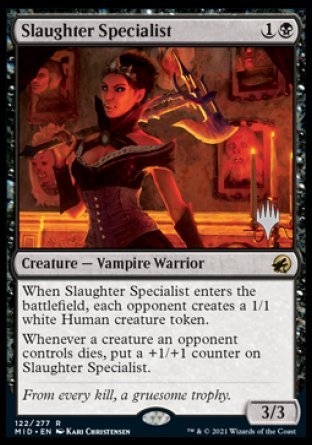 Slaughter Specialist (Promo Pack) [Innistrad: Midnight Hunt Promos] | Eastridge Sports Cards & Games