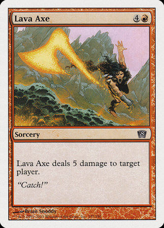 Lava Axe [Eighth Edition] | Eastridge Sports Cards & Games