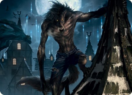 Stalking Predator Art Card [Innistrad: Midnight Hunt Art Series] | Eastridge Sports Cards & Games