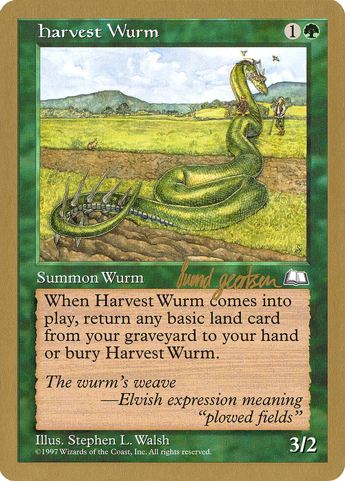 Harvest Wurm (Svend Geertsen) [World Championship Decks 1997] | Eastridge Sports Cards & Games