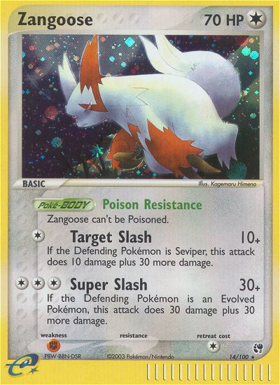 Zangoose (14/100) [EX: Sandstorm] | Eastridge Sports Cards & Games