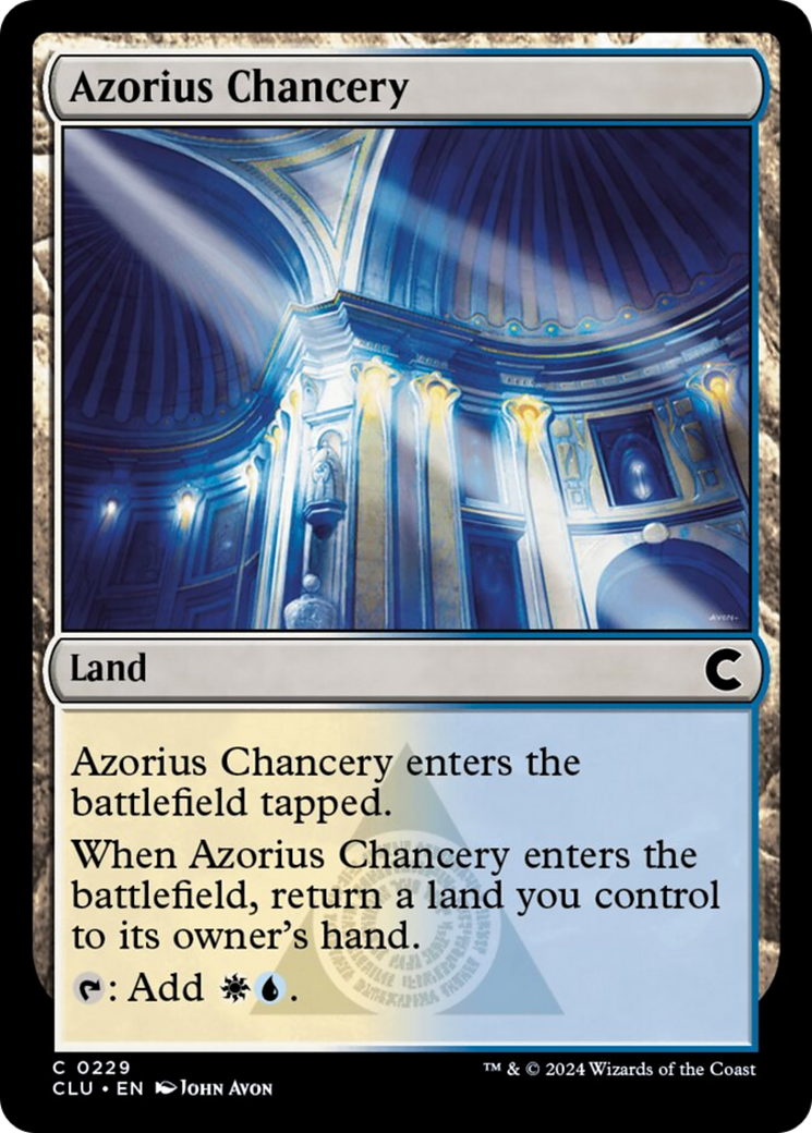 Azorius Chancery [Ravnica: Clue Edition] | Eastridge Sports Cards & Games