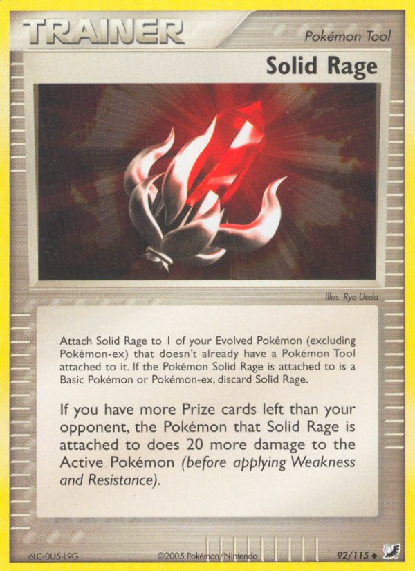 Solid Rage (92/115) [EX: Unseen Forces] | Eastridge Sports Cards & Games