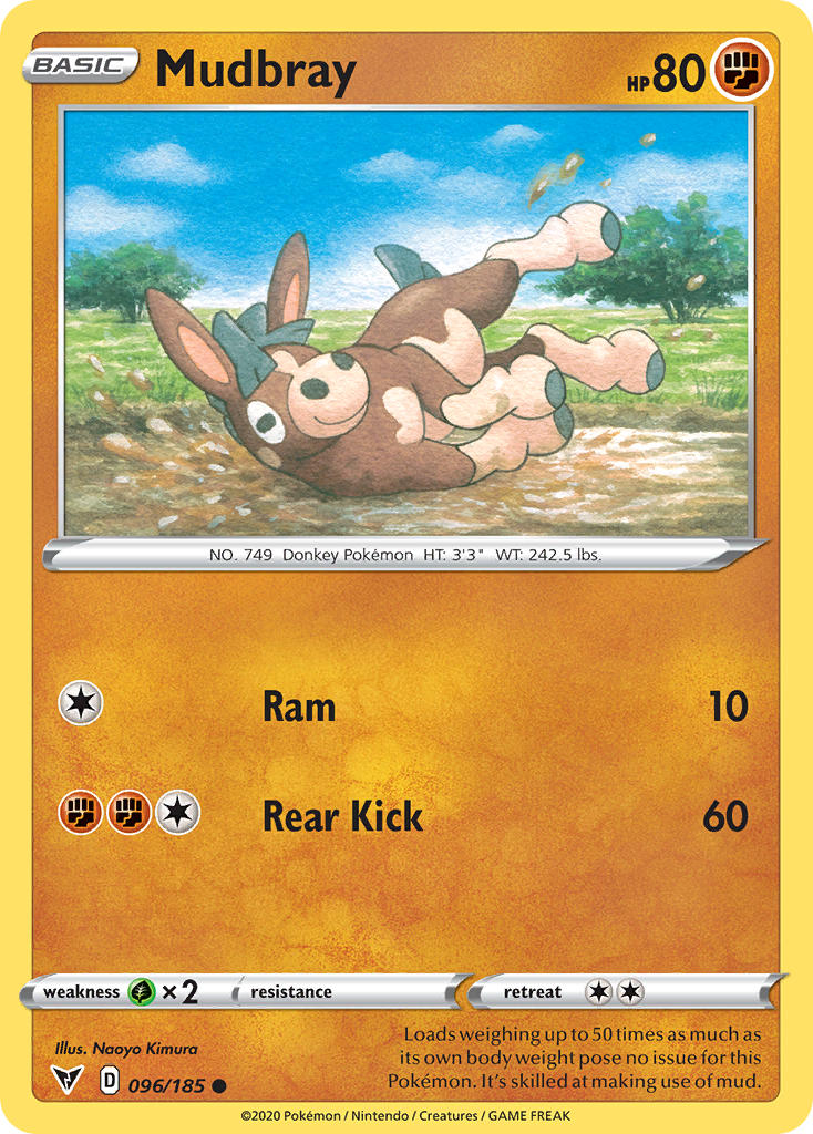 Mudbray (096/185) [Sword & Shield: Vivid Voltage] | Eastridge Sports Cards & Games