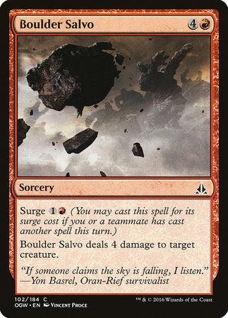 Boulder Salvo [Oath of the Gatewatch] | Eastridge Sports Cards & Games