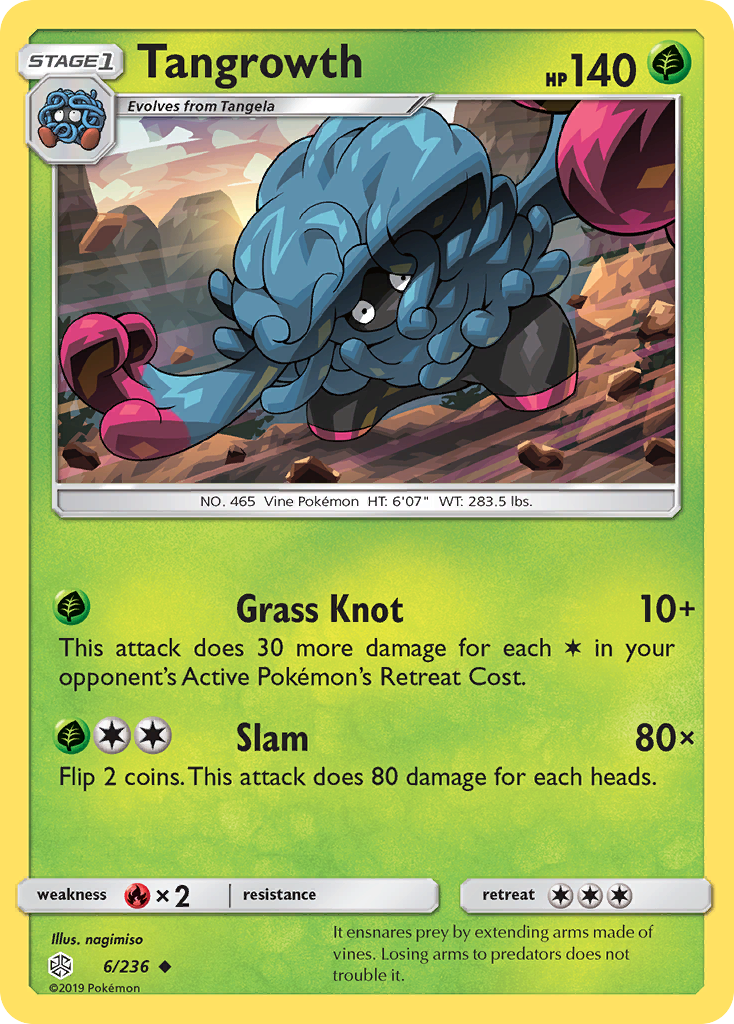 Tangrowth (6/236) [Sun & Moon: Cosmic Eclipse] | Eastridge Sports Cards & Games