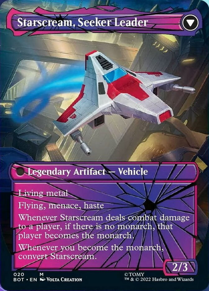 Starscream, Power Hungry // Starscream, Seeker Leader (Shattered Glass) [Universes Beyond: Transformers] | Eastridge Sports Cards & Games