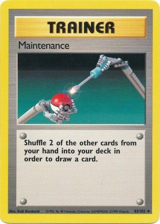 Maintenance (83/102) [Base Set Unlimited] | Eastridge Sports Cards & Games