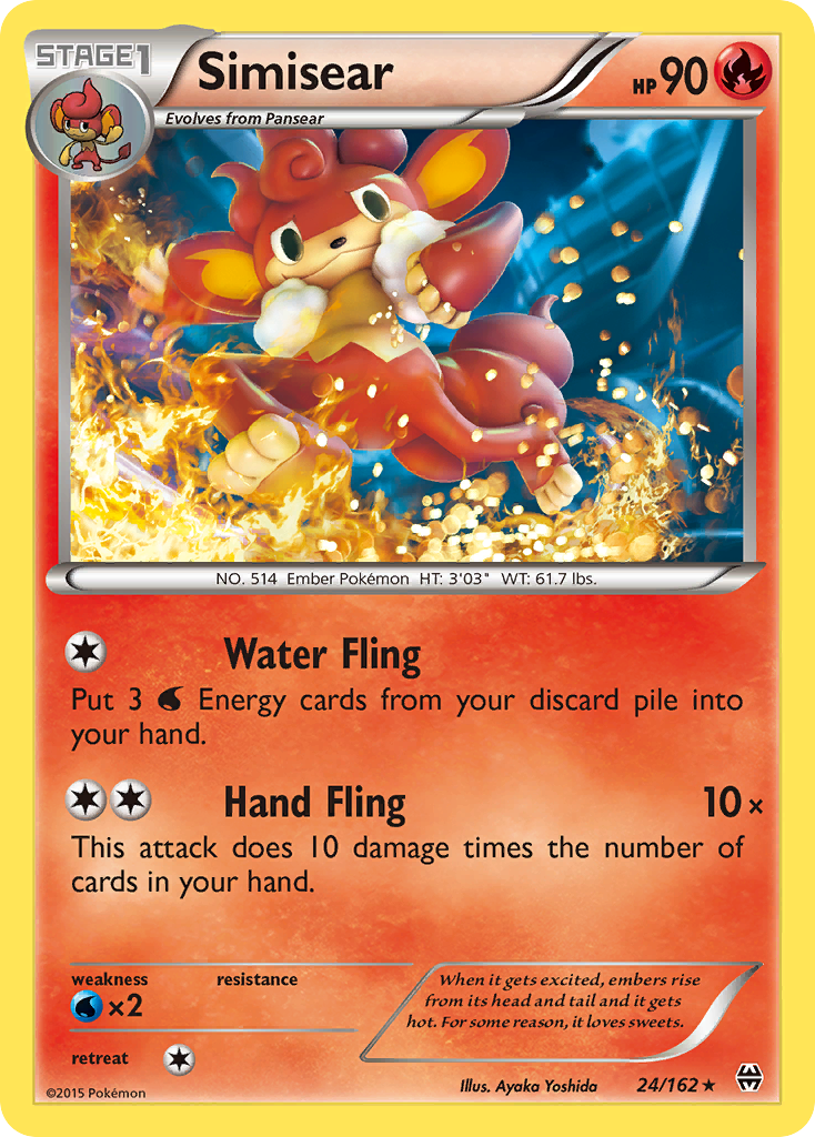 Simisear (24/162) [XY: BREAKthrough] | Eastridge Sports Cards & Games