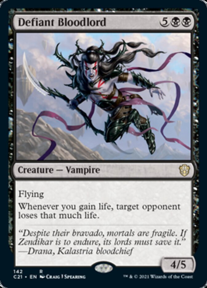 Defiant Bloodlord  [Commander 2021] | Eastridge Sports Cards & Games