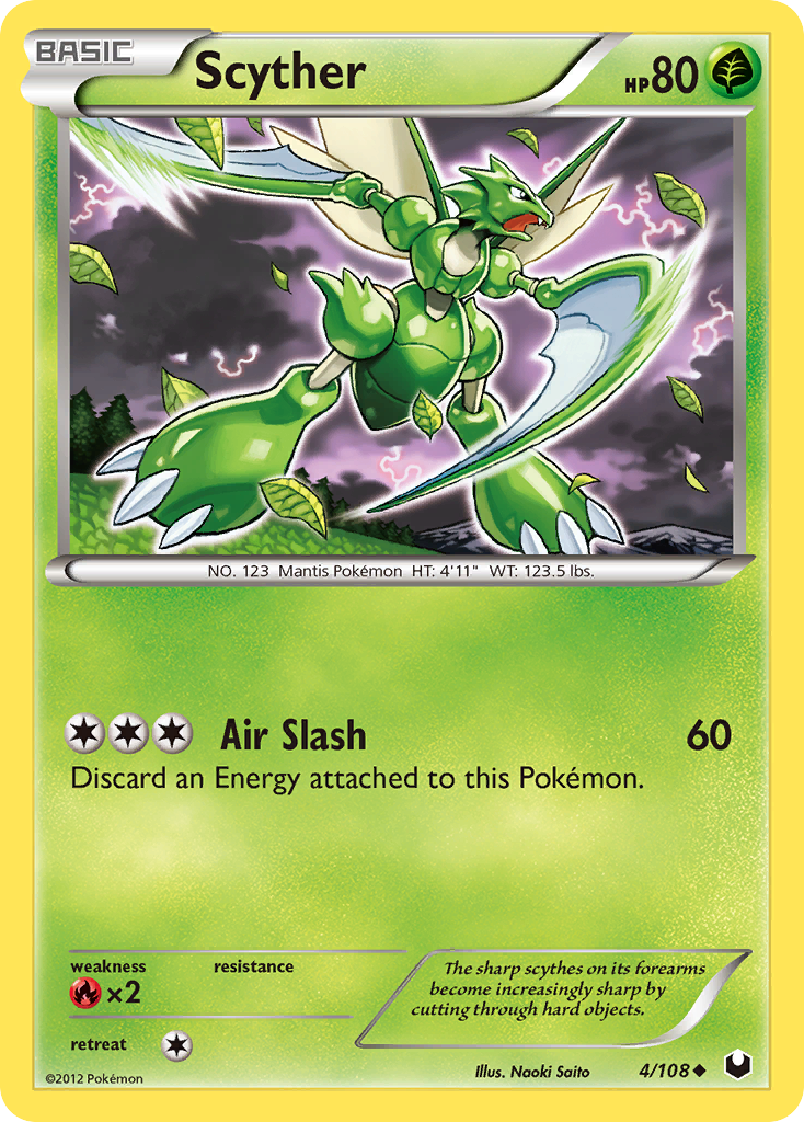 Scyther (4/108) [Black & White: Dark Explorers] | Eastridge Sports Cards & Games