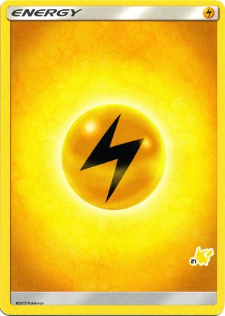 Lightning Energy (Pikachu Stamp #21) [Battle Academy 2020] | Eastridge Sports Cards & Games