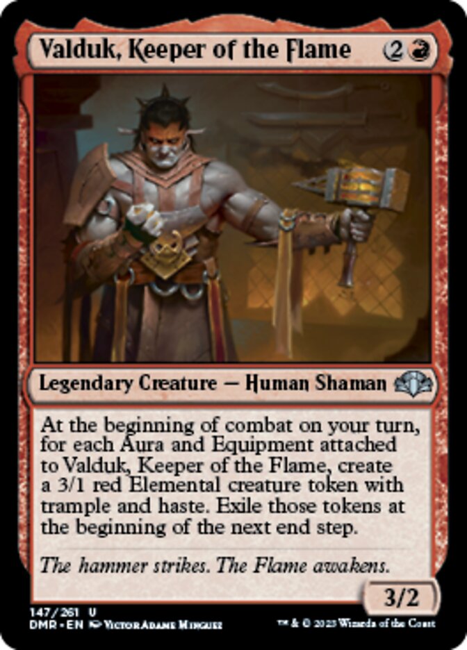 Valduk, Keeper of the Flame [Dominaria Remastered] | Eastridge Sports Cards & Games