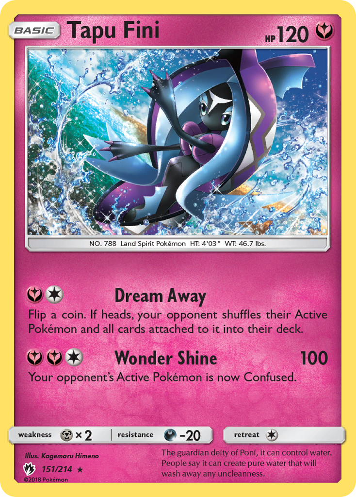 Tapu Fini (151/214) [Sun & Moon: Lost Thunder] | Eastridge Sports Cards & Games