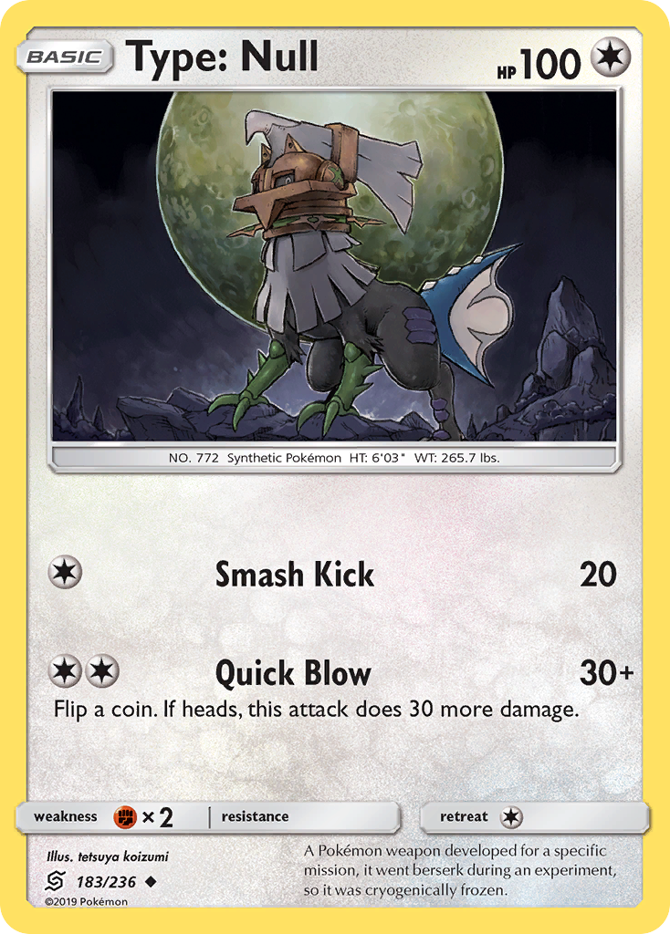 Type: Null (183/236) [Sun & Moon: Unified Minds] | Eastridge Sports Cards & Games