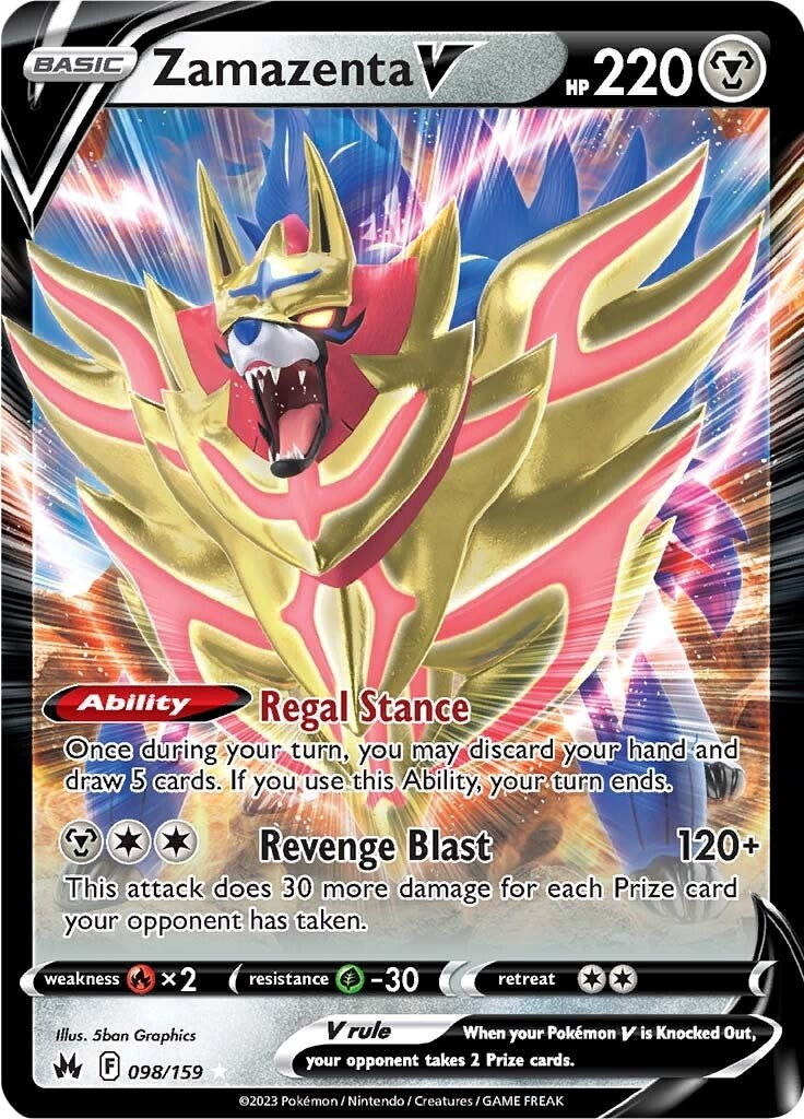 Zamazenta V (098/159) [Sword & Shield: Crown Zenith] | Eastridge Sports Cards & Games