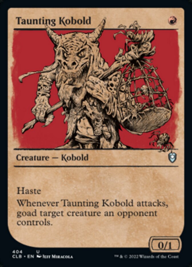 Taunting Kobold (Showcase) [Commander Legends: Battle for Baldur's Gate] | Eastridge Sports Cards & Games