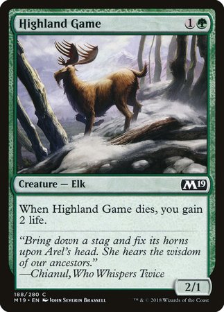 Highland Game [Core Set 2019] | Eastridge Sports Cards & Games