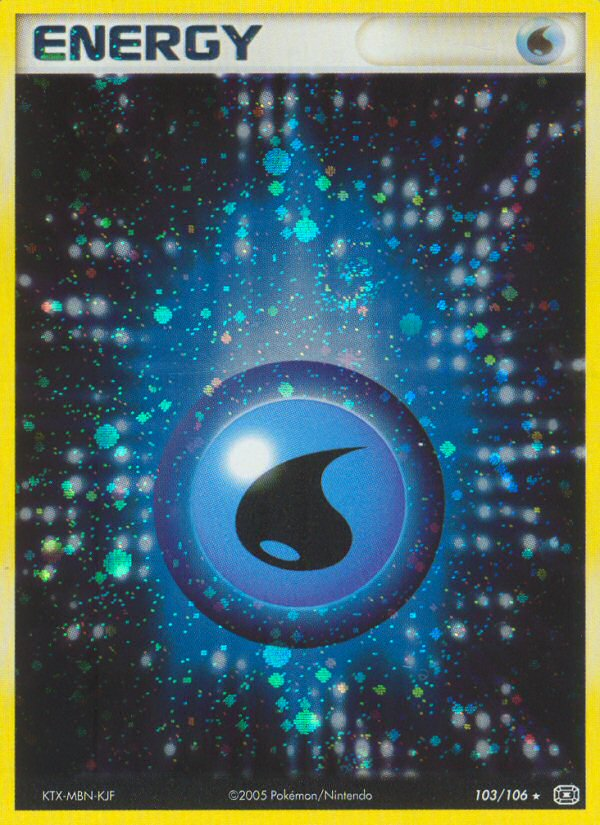 Water Energy (103/106) [EX: Emerald] | Eastridge Sports Cards & Games