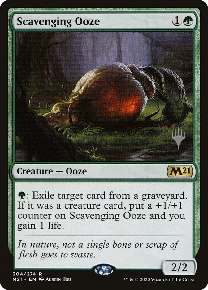 Scavenging Ooze (Promo Pack) [Core Set 2021 Promos] | Eastridge Sports Cards & Games