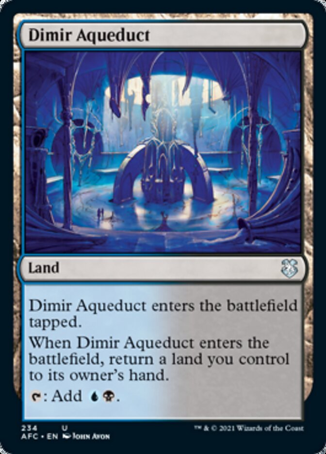 Dimir Aqueduct [Dungeons & Dragons: Adventures in the Forgotten Realms Commander] | Eastridge Sports Cards & Games