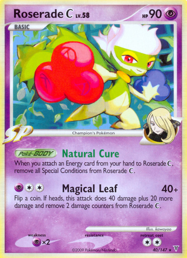 Roserade C (40/147) [Platinum: Supreme Victors] | Eastridge Sports Cards & Games