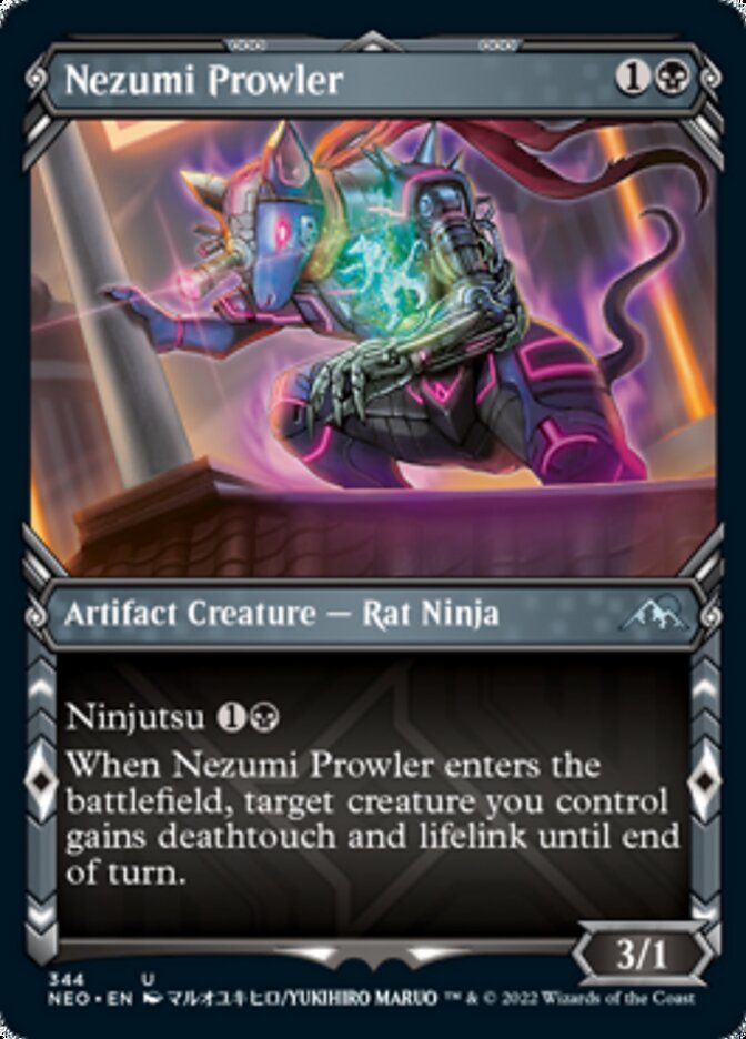 Nezumi Prowler (Showcase Ninja) [Kamigawa: Neon Dynasty] | Eastridge Sports Cards & Games