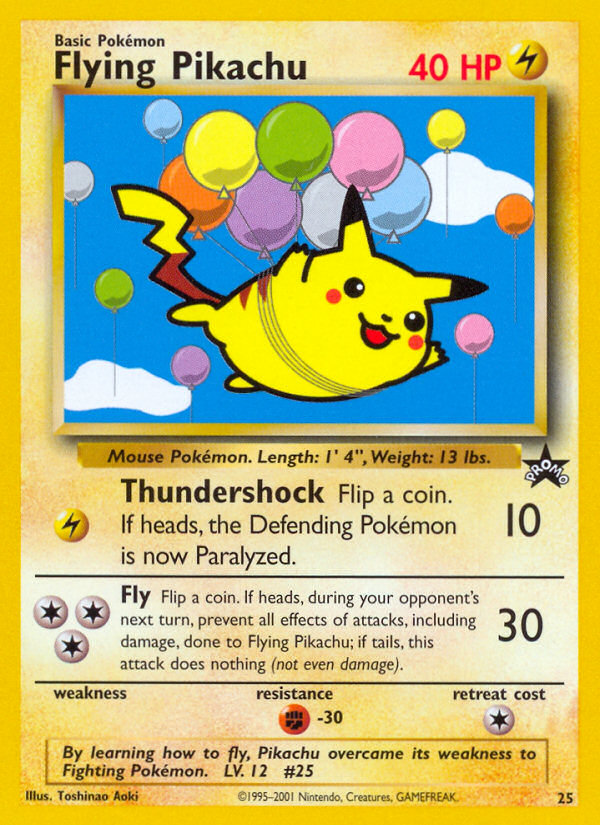 Flying Pikachu (25) [Wizards of the Coast: Black Star Promos] | Eastridge Sports Cards & Games