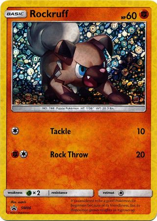Rockruff (SM06) (General Mills Promo) [Sun & Moon: Black Star Promos] | Eastridge Sports Cards & Games