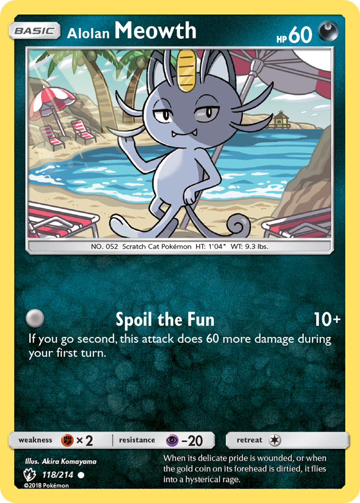 Alolan Meowth (118/214) [Sun & Moon: Lost Thunder] | Eastridge Sports Cards & Games