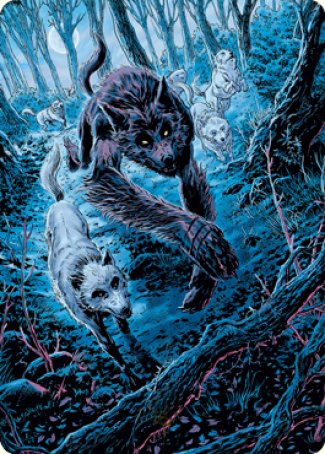 Untamed Pup Art Card [Innistrad: Midnight Hunt Art Series] | Eastridge Sports Cards & Games