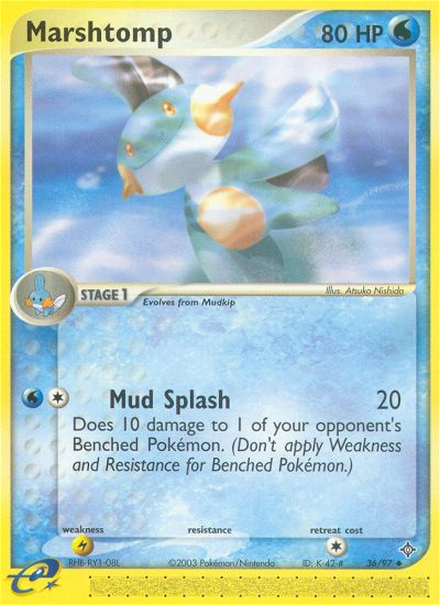 Marshtomp (36/97) [EX: Dragon] | Eastridge Sports Cards & Games