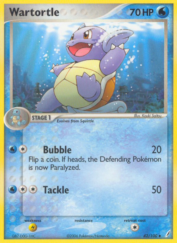 Wartortle (42/100) [EX: Crystal Guardians] | Eastridge Sports Cards & Games