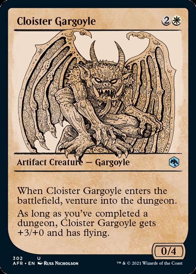 Cloister Gargoyle  (Showcase) [Dungeons & Dragons: Adventures in the Forgotten Realms] | Eastridge Sports Cards & Games