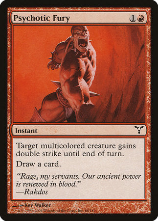Psychotic Fury [Dissension] | Eastridge Sports Cards & Games