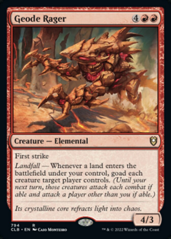 Geode Rager [Commander Legends: Battle for Baldur's Gate] | Eastridge Sports Cards & Games