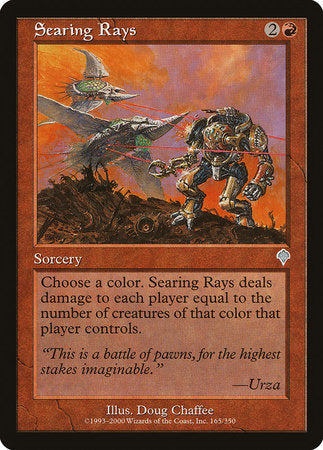 Searing Rays [Invasion] | Eastridge Sports Cards & Games