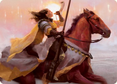Sunrise Cavalier Art Card [Innistrad: Midnight Hunt Art Series] | Eastridge Sports Cards & Games
