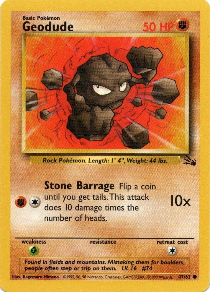 Geodude (47/62) [Fossil Unlimited] | Eastridge Sports Cards & Games