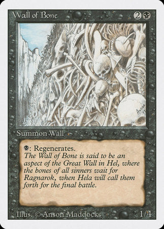 Wall of Bone [Revised Edition] | Eastridge Sports Cards & Games