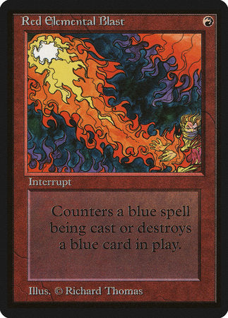 Red Elemental Blast [Limited Edition Beta] | Eastridge Sports Cards & Games