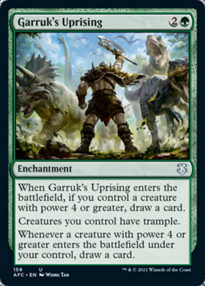 Garruk's Uprising [Dungeons & Dragons: Adventures in the Forgotten Realms Commander] | Eastridge Sports Cards & Games