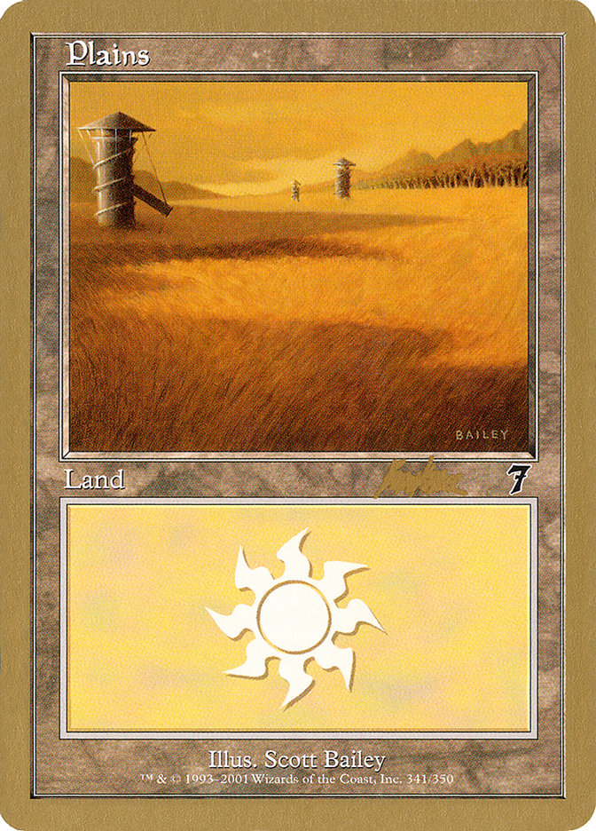 Plains (bk341) (Brian Kibler) [World Championship Decks 2002] | Eastridge Sports Cards & Games