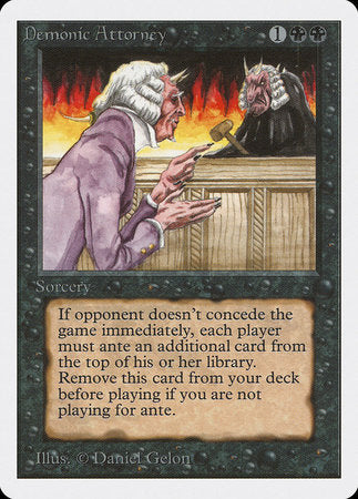 Demonic Attorney [Unlimited Edition] | Eastridge Sports Cards & Games